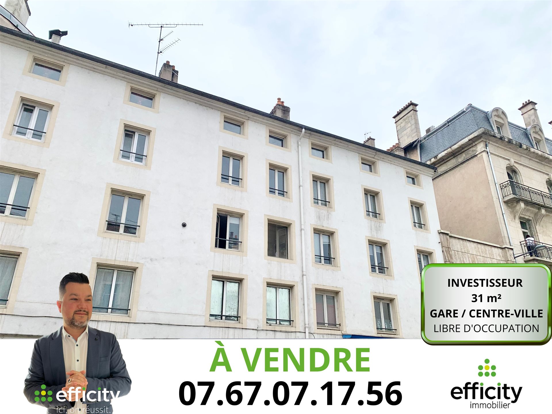 Appartement à vendre, 31m², Nancy