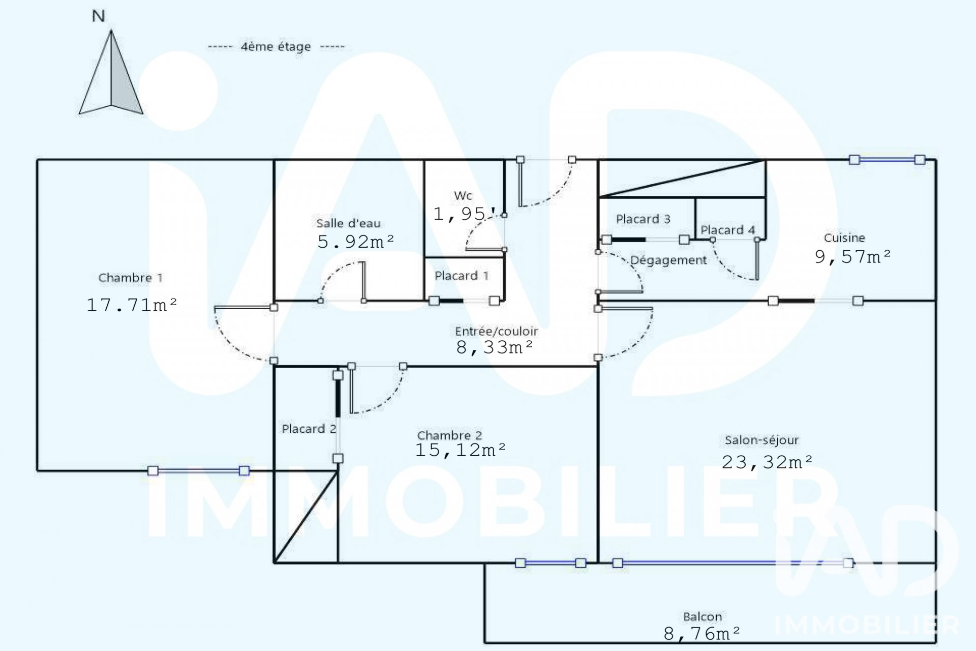 Appartement à vendre, 82m², Meaux