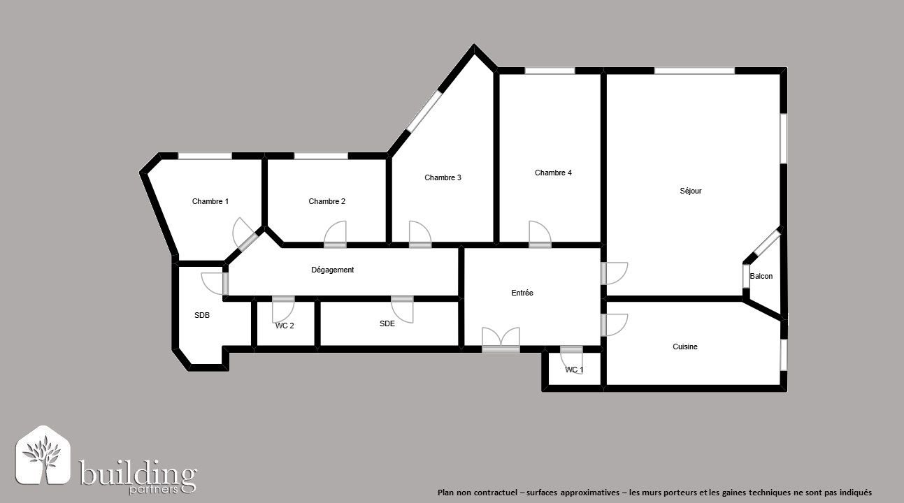 Appartement à vendre, 107m², Levallois-Perret