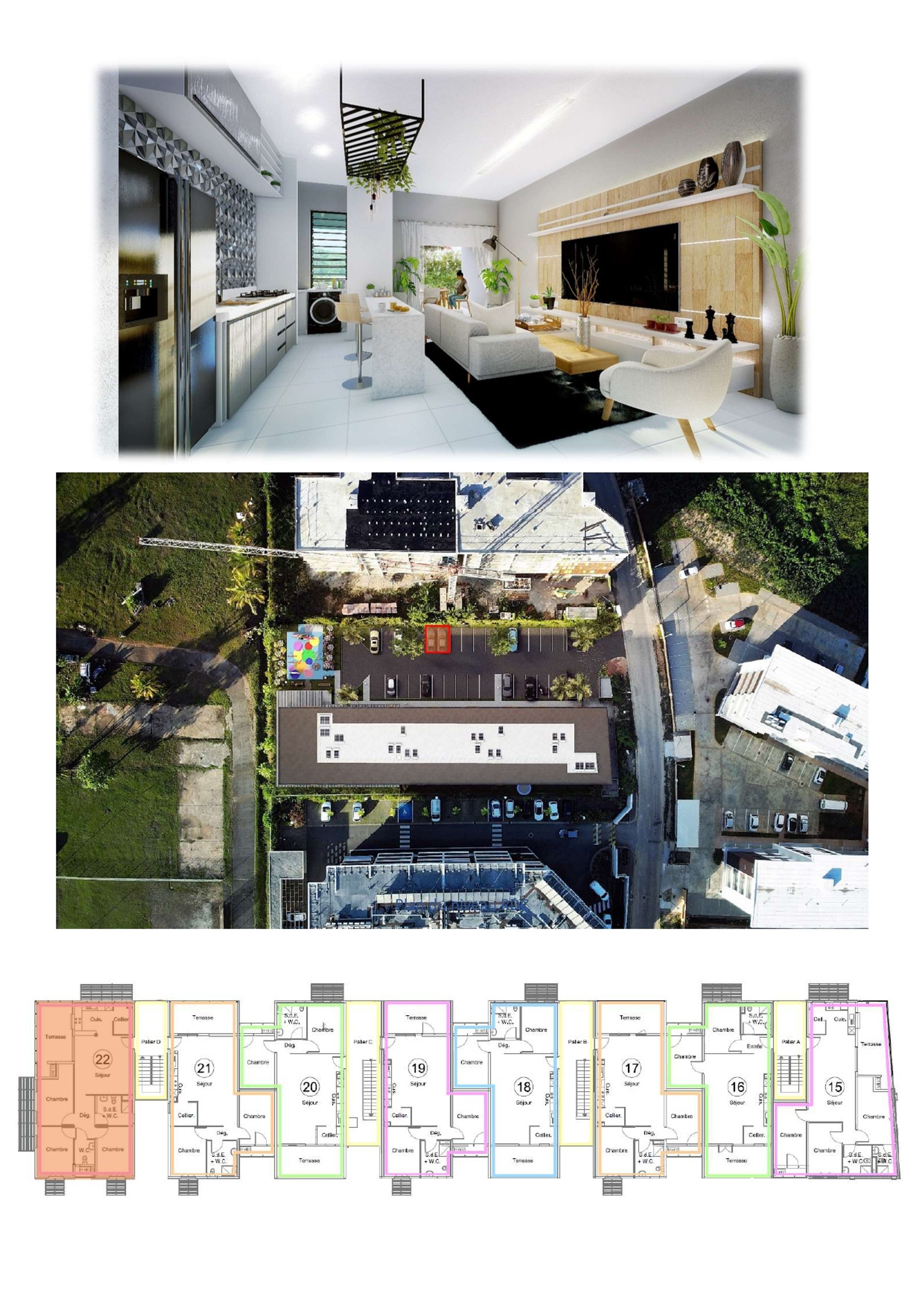 Appartement à louer, 70m², Cayenne
