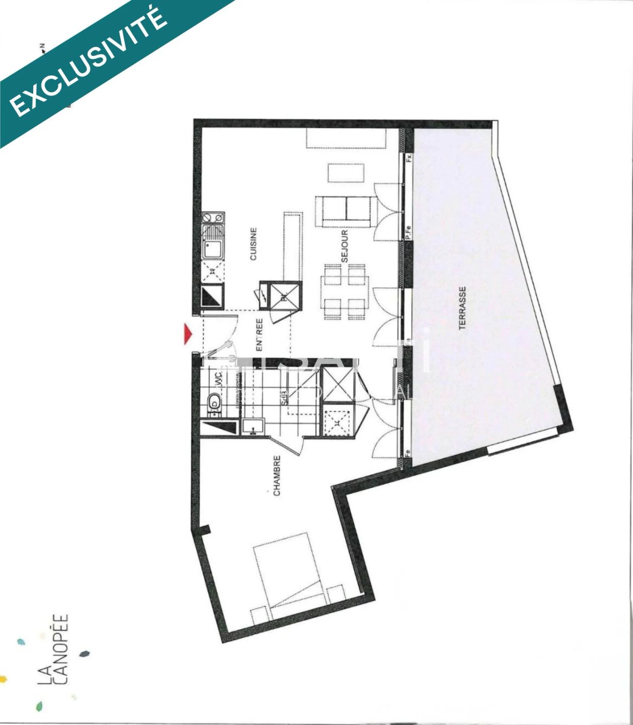 Appartement à vendre, 53m², Amiens