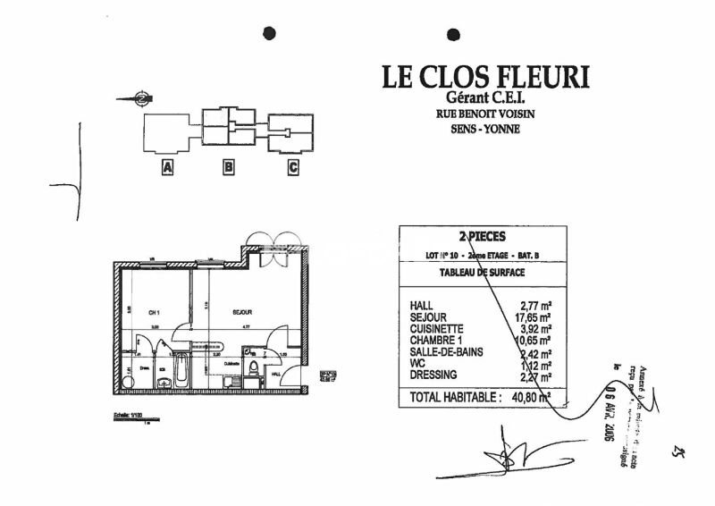 Appartement à louer, 39m², Sens