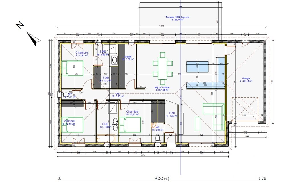 Maison à vendre, 132m², Lunas