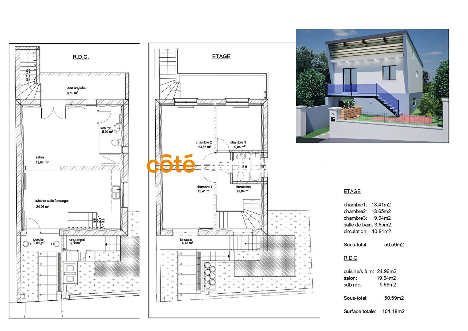 Maison à vendre, 101m², Chevreuse