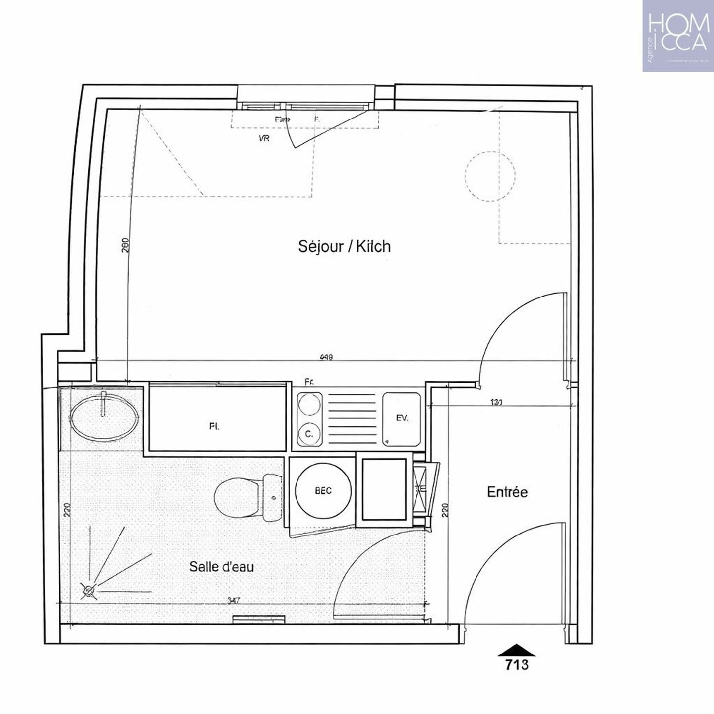 Appartement à vendre, 22m², Villeurbanne