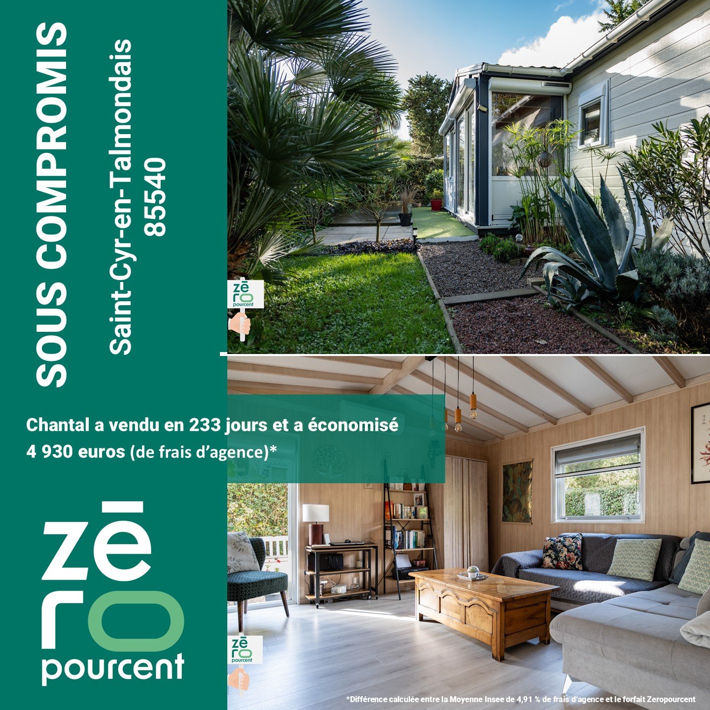 Maison à vendre, 72m², Saint-Cyr-en-Talmondais