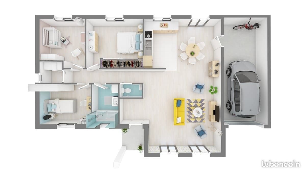 Maison à vendre, 88m², Fraisans
