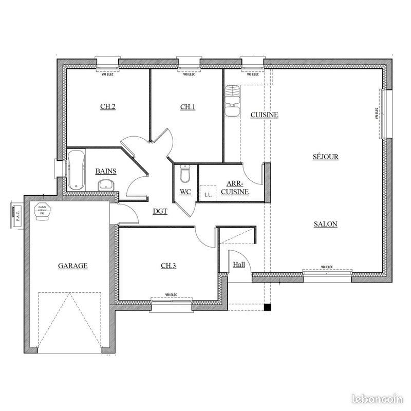 Maison à vendre, 86m², Oudon