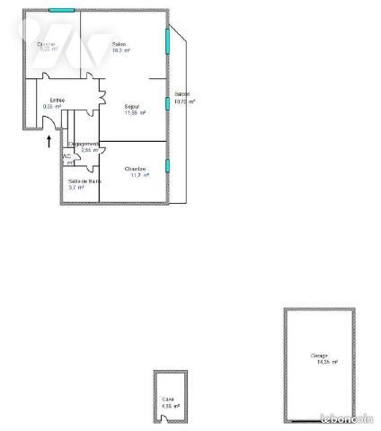 Appartement à vendre, 68m², Saint-Étienne