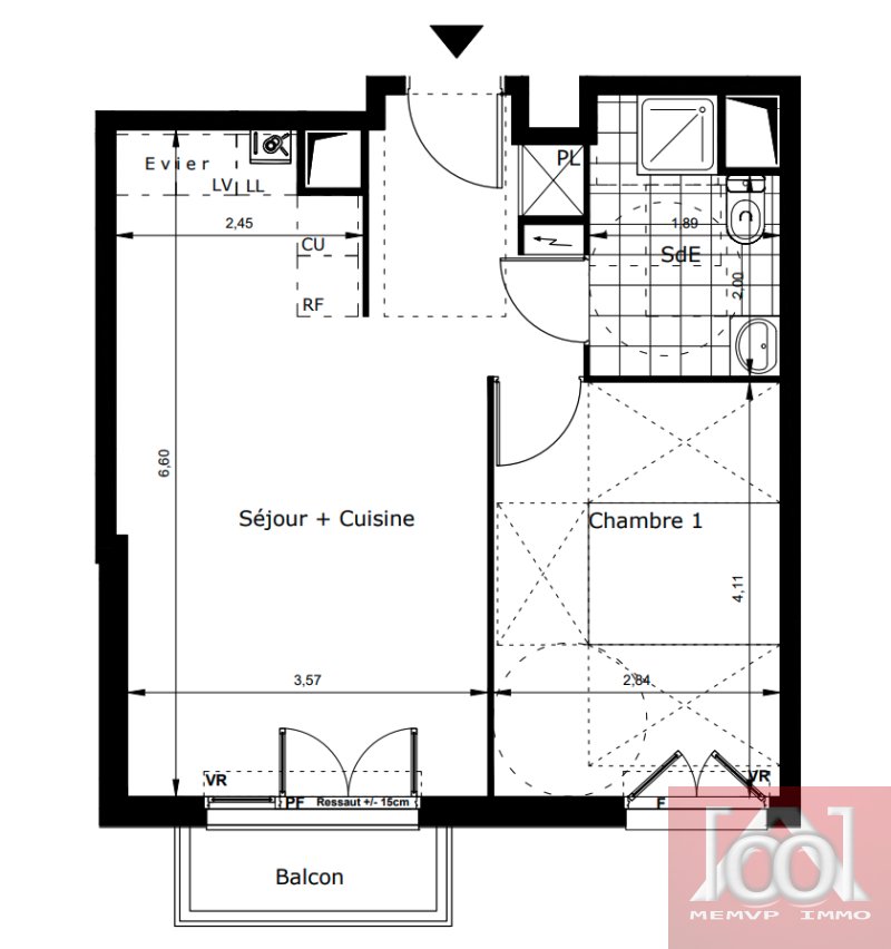 Appartement à vendre, 58m², Noiseau