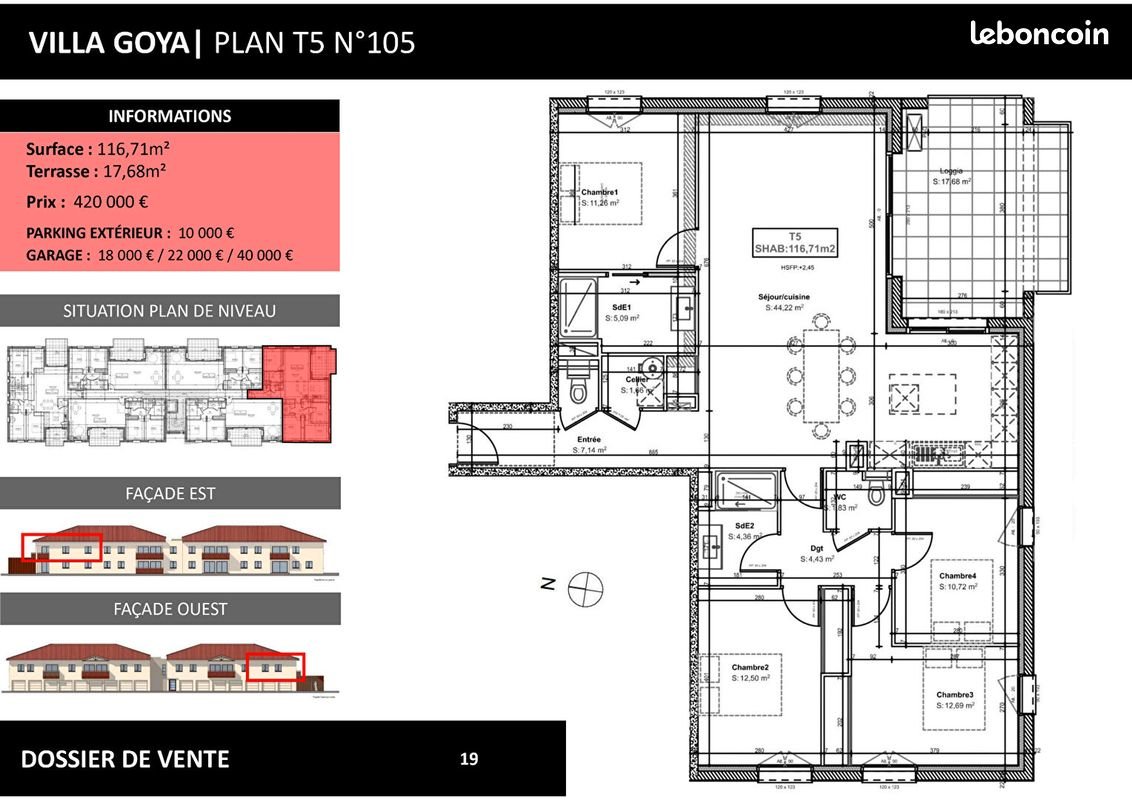 Appartement à vendre, 117m², Albi