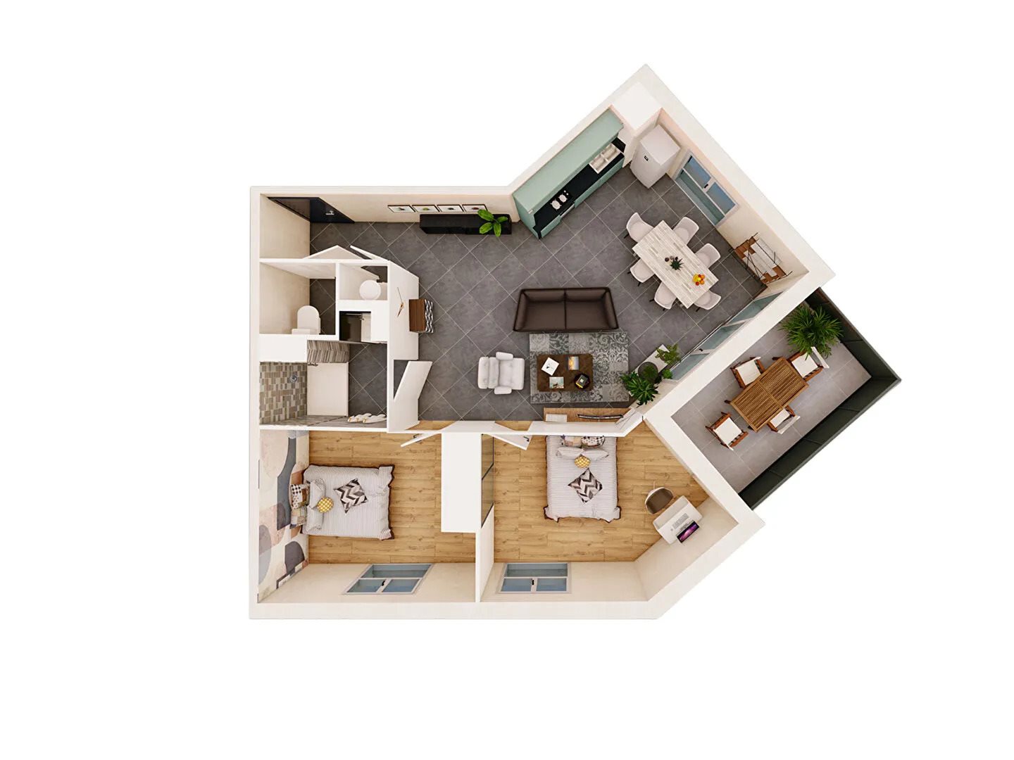 Appartement à vendre, 68m², Albi