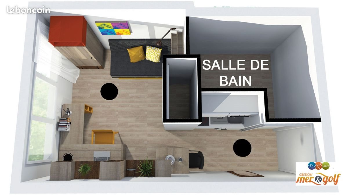 Appartement à louer, 18m², Nantes