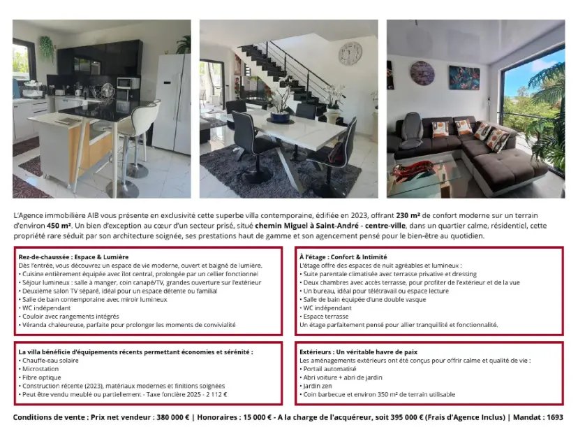 Maison à vendre, 230m², Saint-André