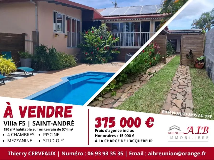 Maison à vendre, 230m², Saint-André