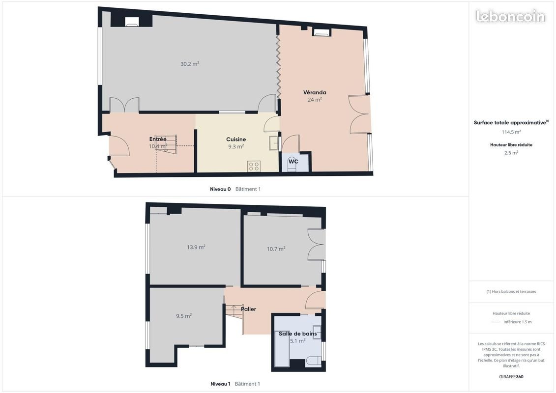 Maison à vendre, 94m², Guîtres