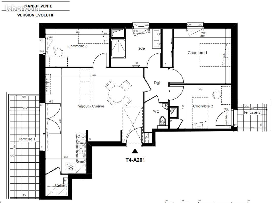 Appartement à vendre, 77m², Basse-Goulaine