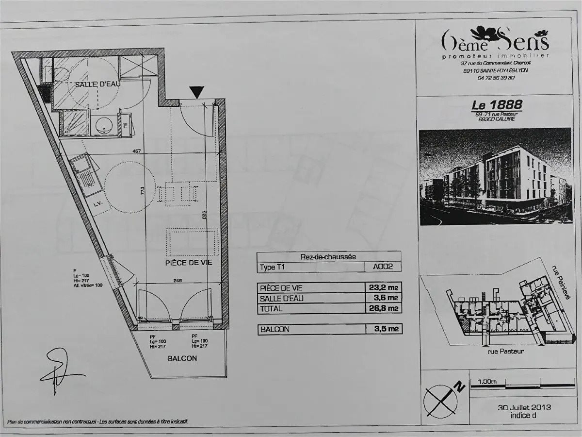 Appartement à vendre, 26m², Caluire-et-Cuire