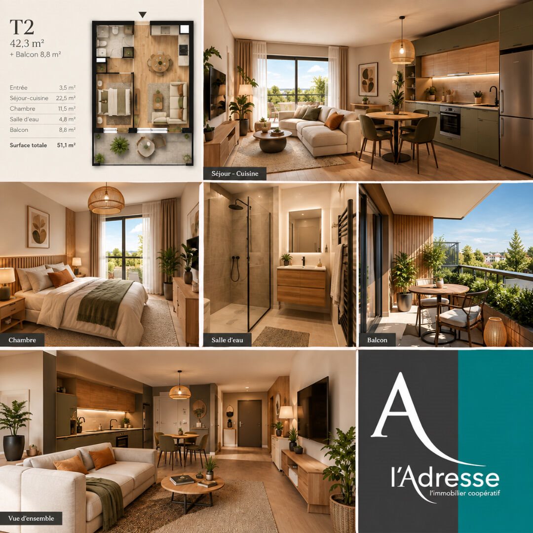 Appartement à vendre, 42m², Terville