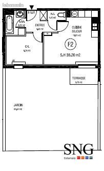 Appartement à vendre, 40m², Lisieux