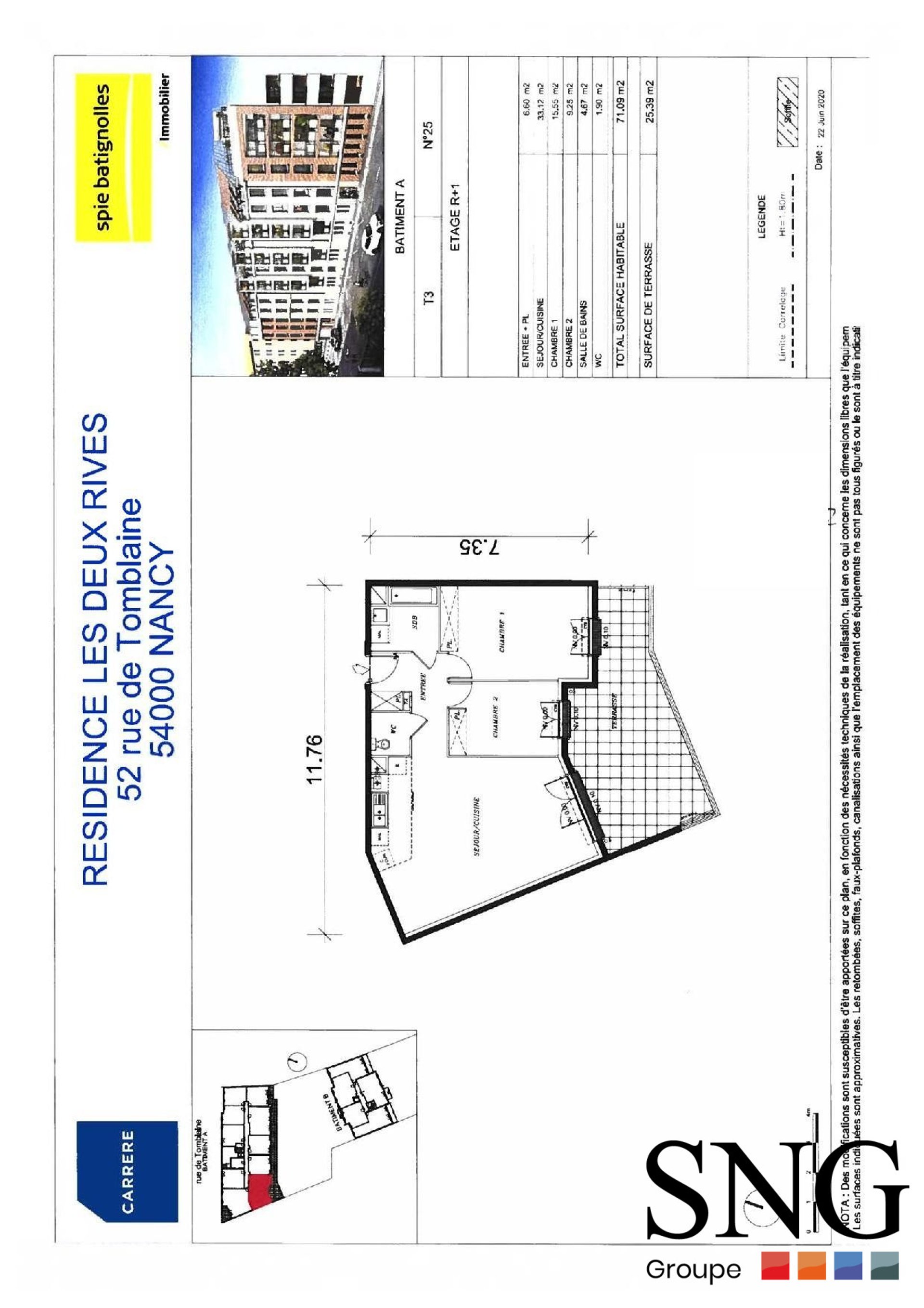 Appartement à louer, 71m², Nancy