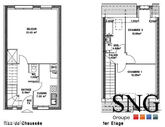 Maison à louer, 65m², Rouxmesnil-Bouteilles