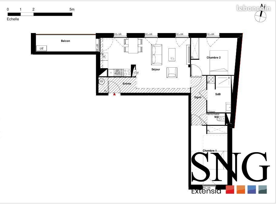 Appartement à vendre, 63m², Labarthe-sur-Lèze