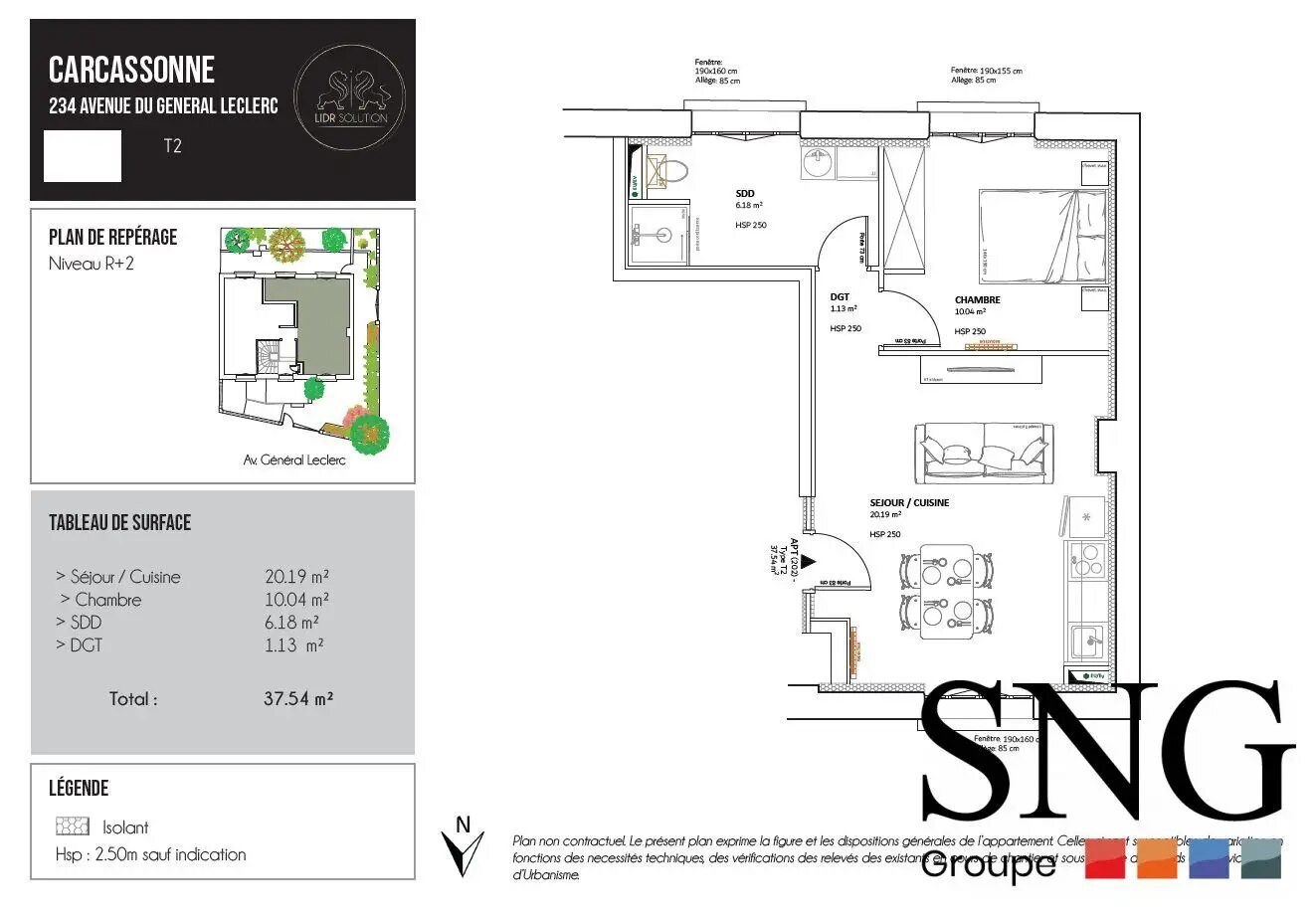 Appartement à louer, 37m², Carcassonne