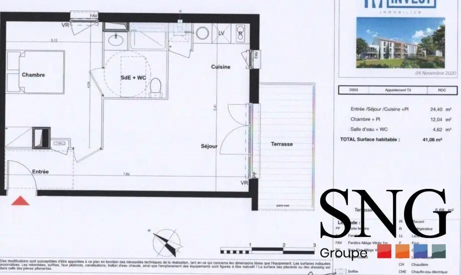 Appartement à louer, 41m², Limoges