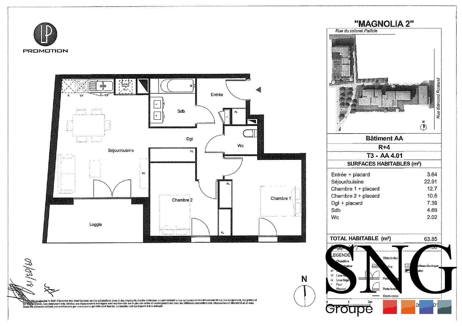 Appartement à louer, 63m², Toulouse