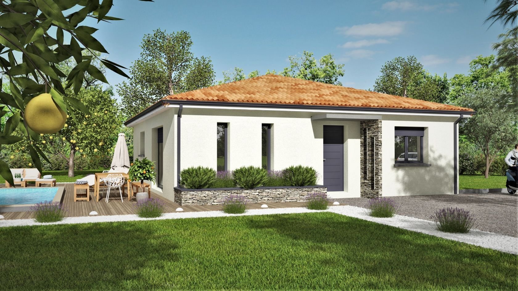 Maison à vendre, 88m², Saint-Clar-de-Rivière