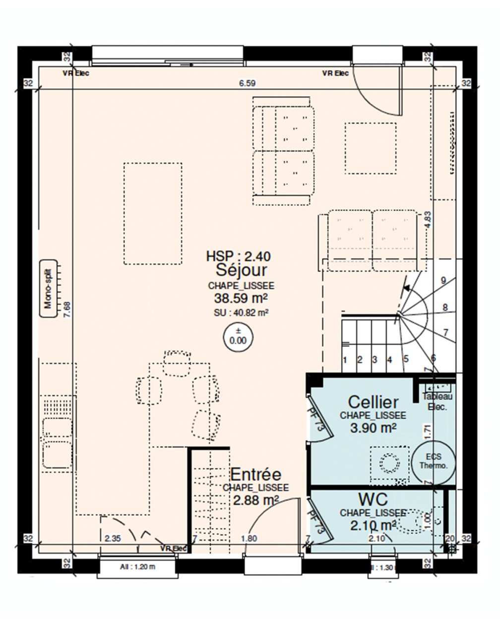 Maison à vendre, 92m², La Salvetat-Saint-Gilles