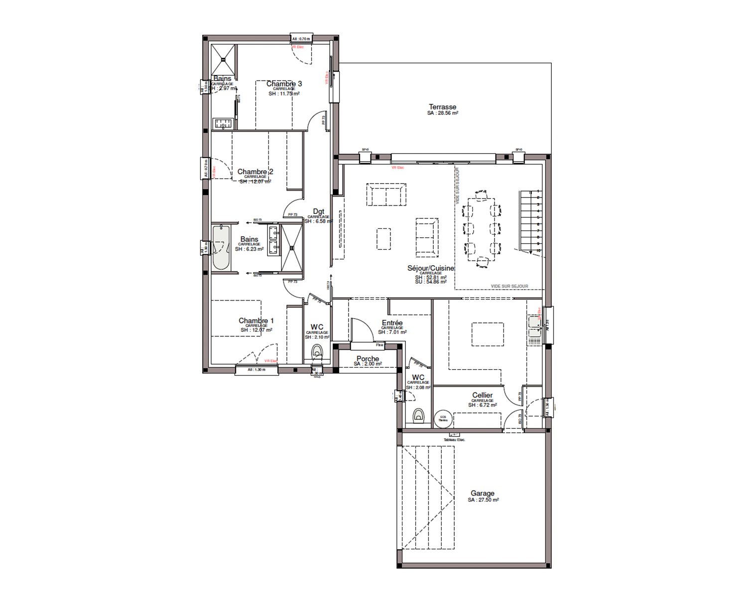 Maison à vendre, 156m², Vigoulet-Auzil