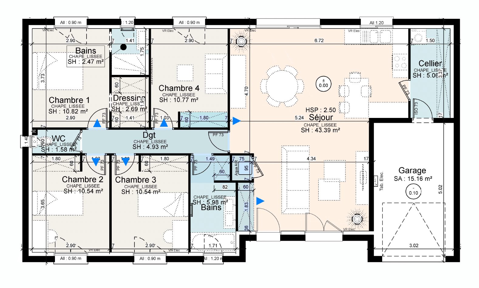 Maison à vendre, 109m², Saint-Étienne-de-Tulmont