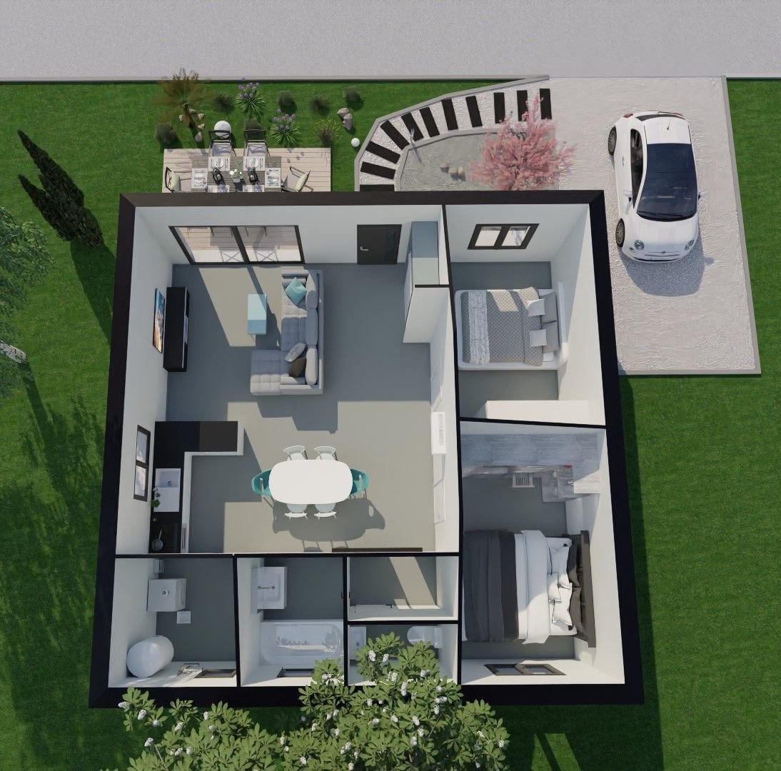 Maison à vendre, 70m², Bruguières