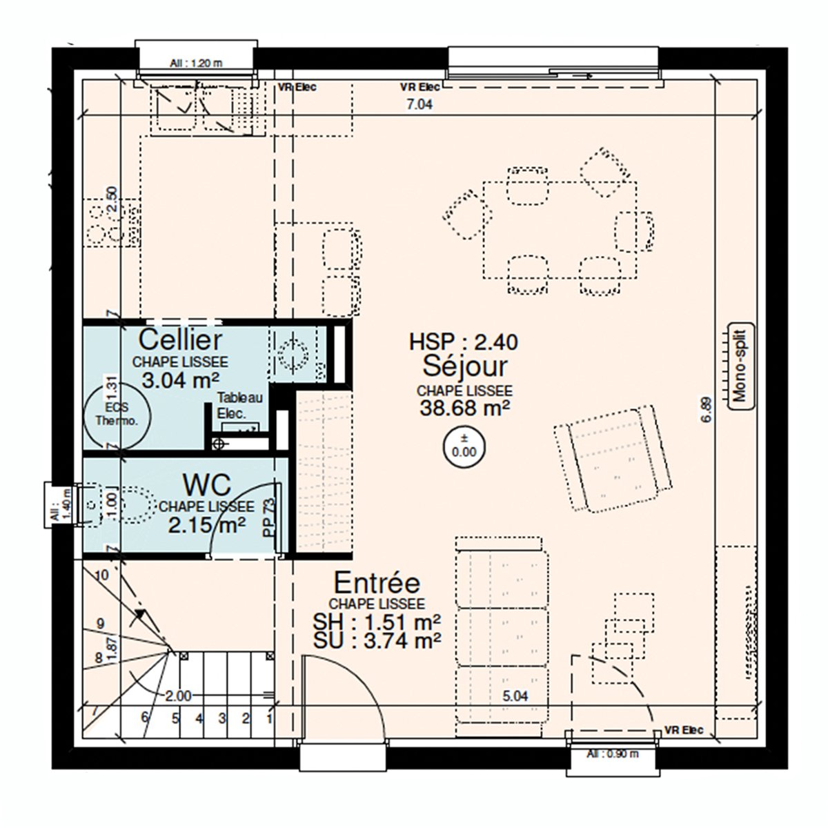 Maison à vendre, 88m², Saint-Benoît-de-Carmaux