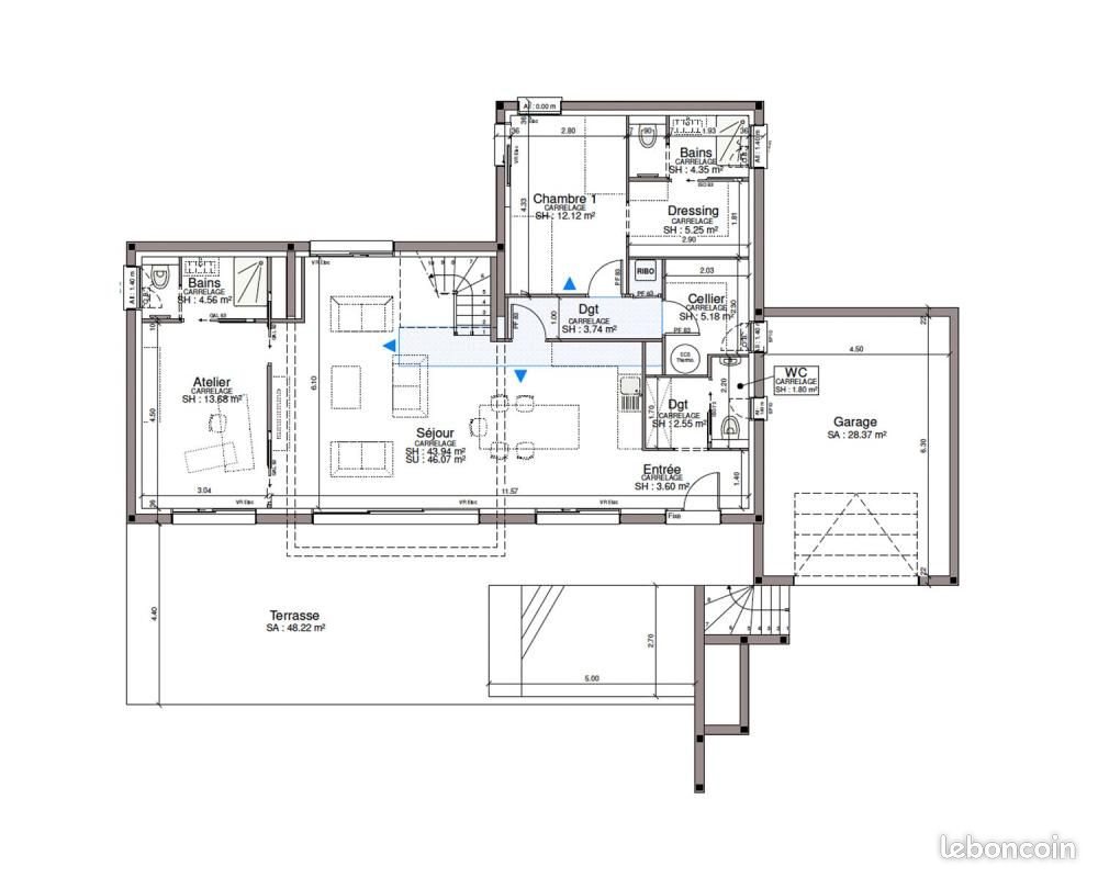 Maison à vendre, 128m², Lagrave