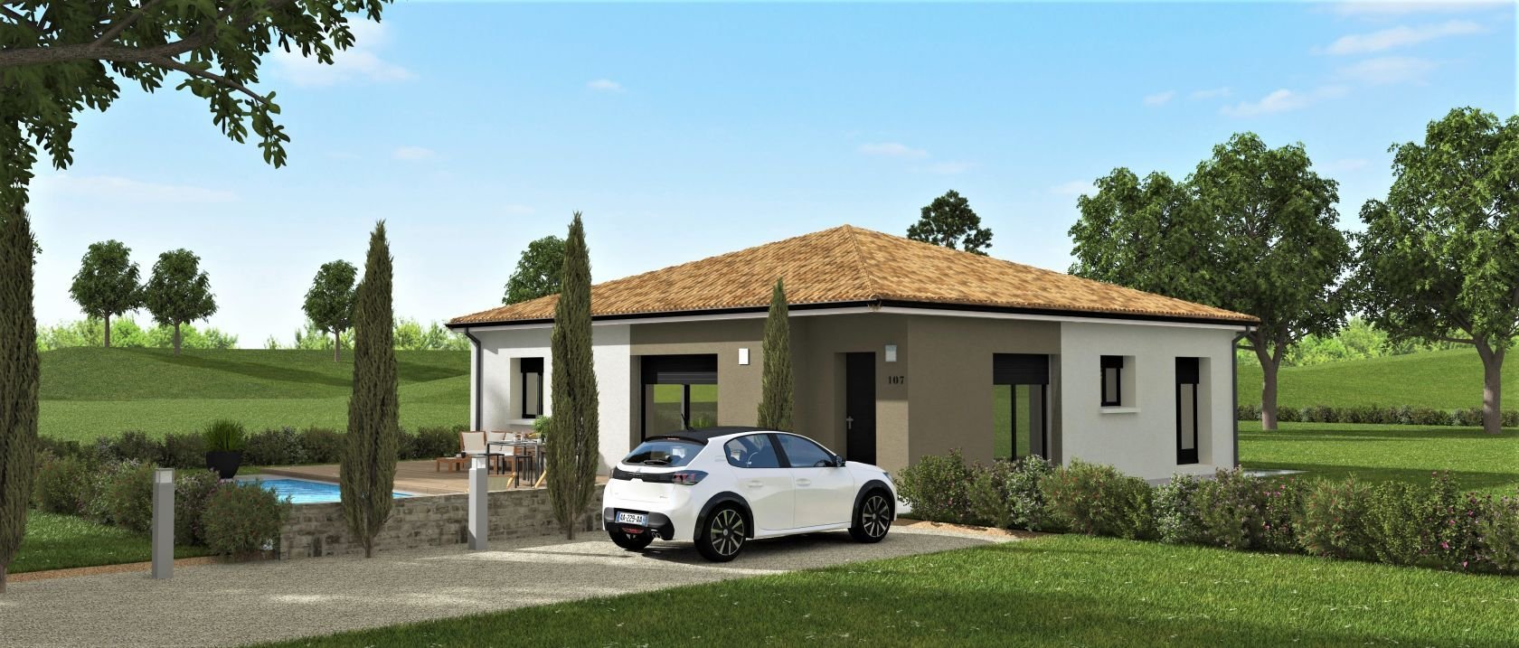 Maison à vendre, 107m², Saint-Étienne-de-Tulmont