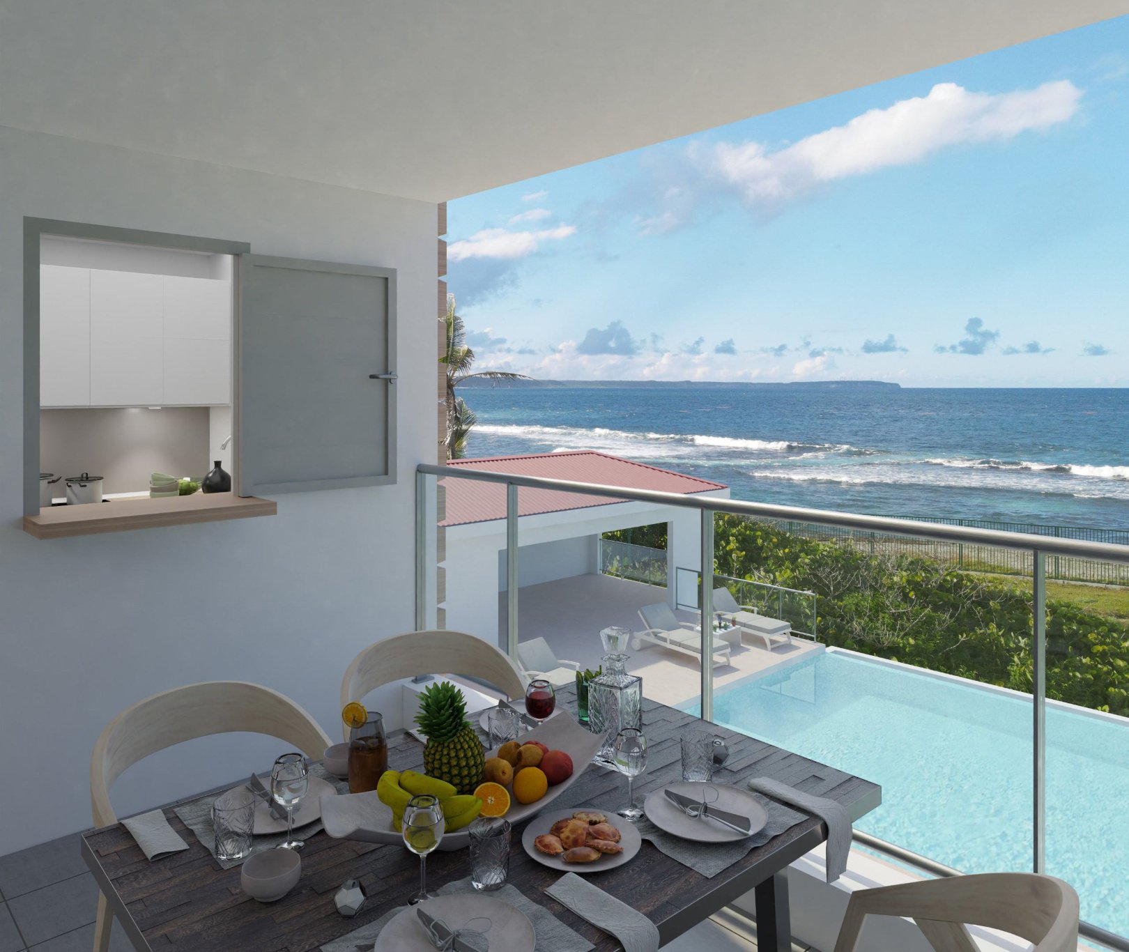 Appartement à vendre, 45m², Le Moule