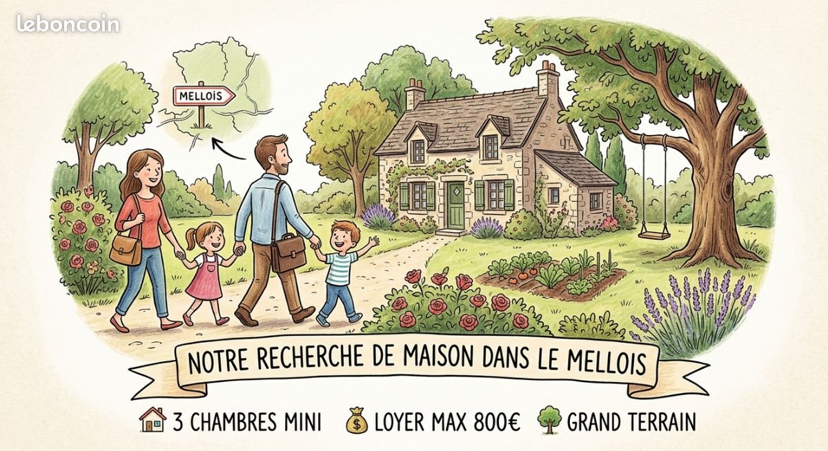 Maison à louer, 100m², Melle