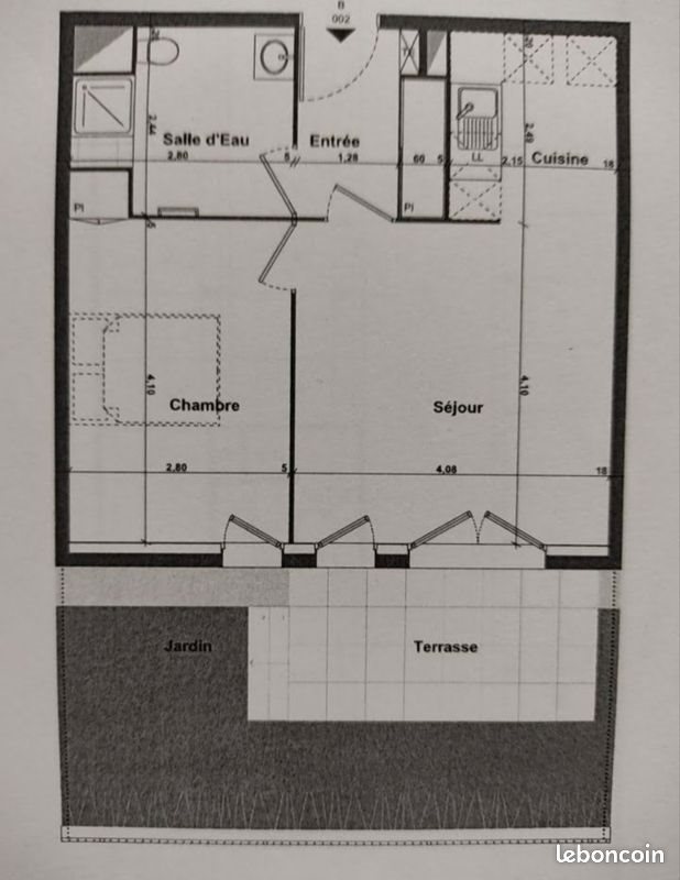 Appartement à louer, 45m², Bruyères-le-Châtel