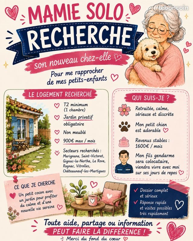 Appartement à louer, 35m², Marignane