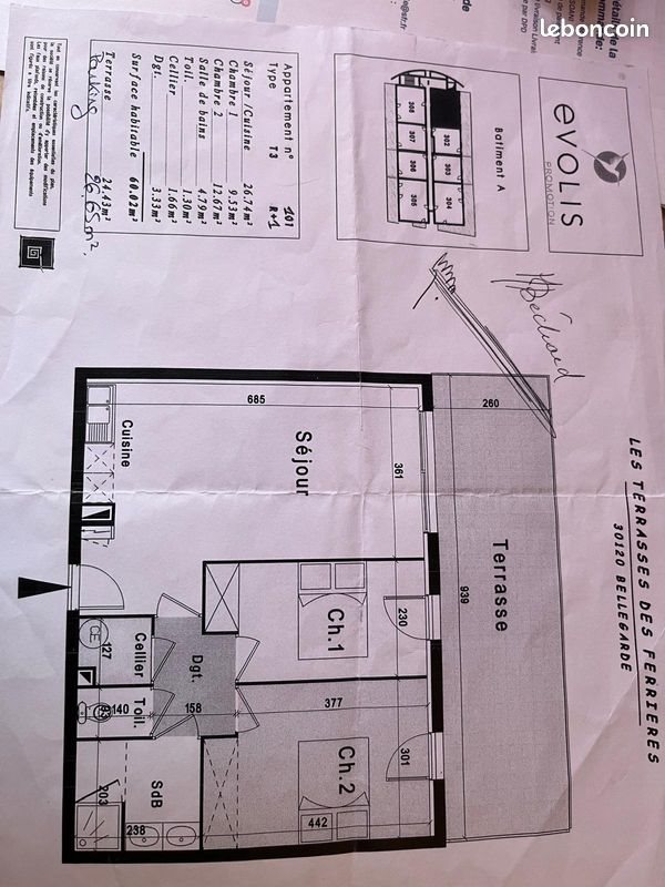 Appartement à vendre, 60m², Bellegarde