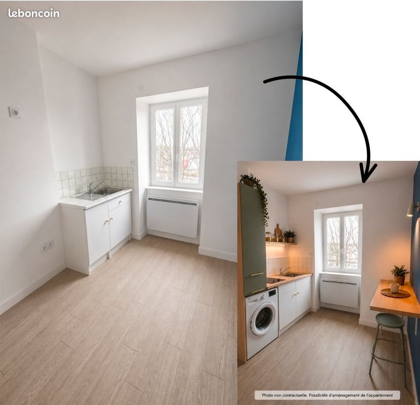 Appartement à louer, 26m², Pierre-Bénite