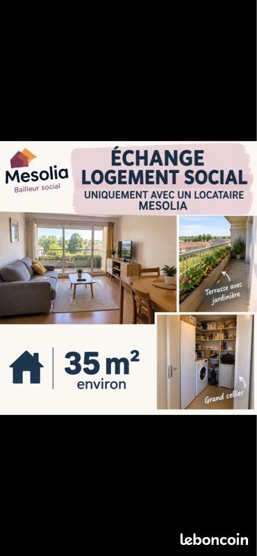 Appartement à louer, 35m², Mérignac