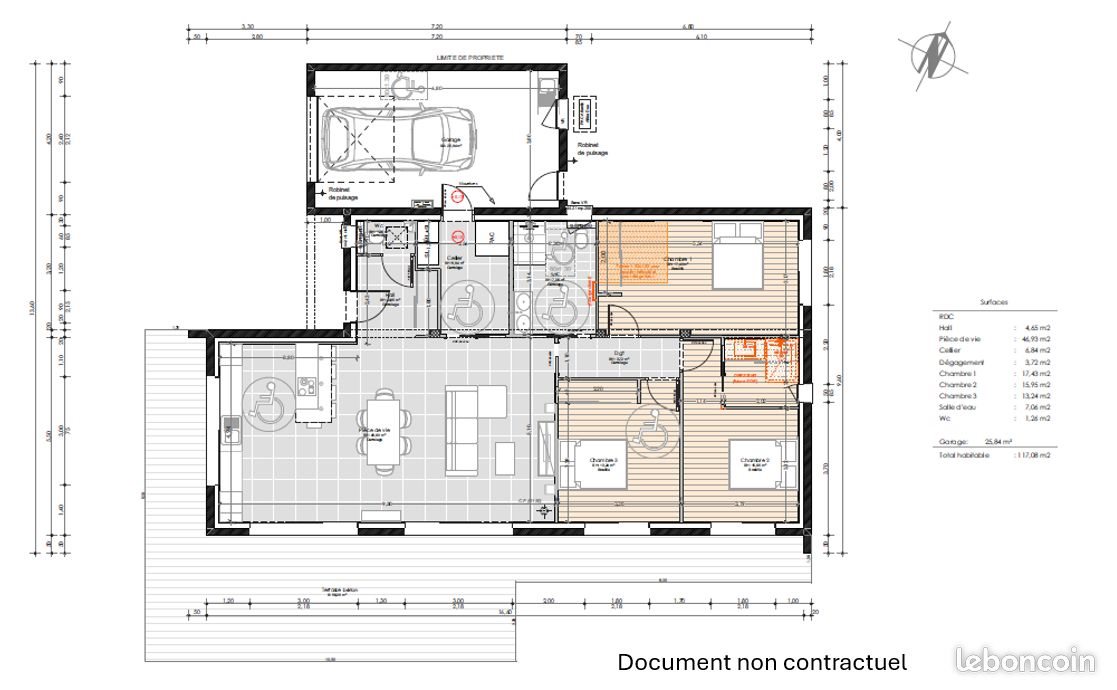 Maison à louer, 117m², Plougonvelin