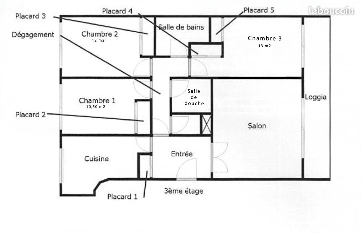 Appartement à louer, 85m², Versailles