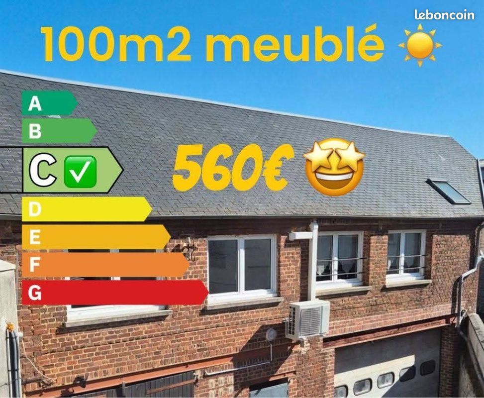 Appartement à louer, 101m², Hirson