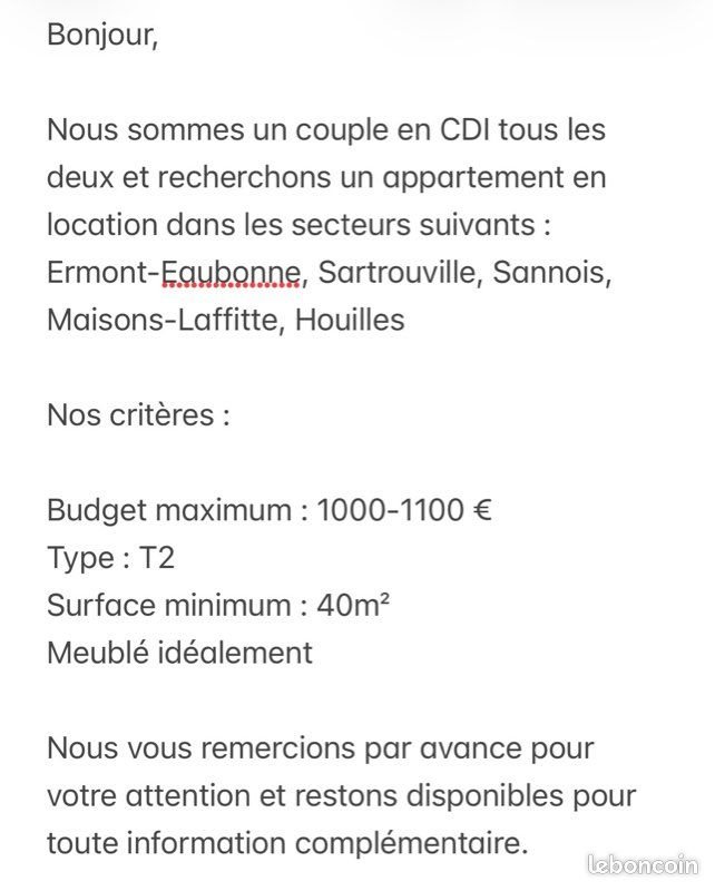 Appartement à louer, 40m², Ermont