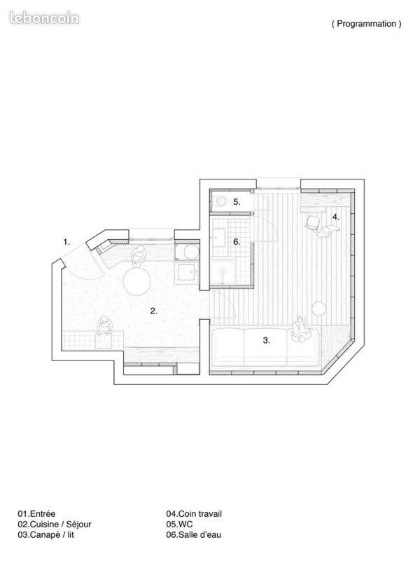 Appartement à louer, 27m², Le Havre
